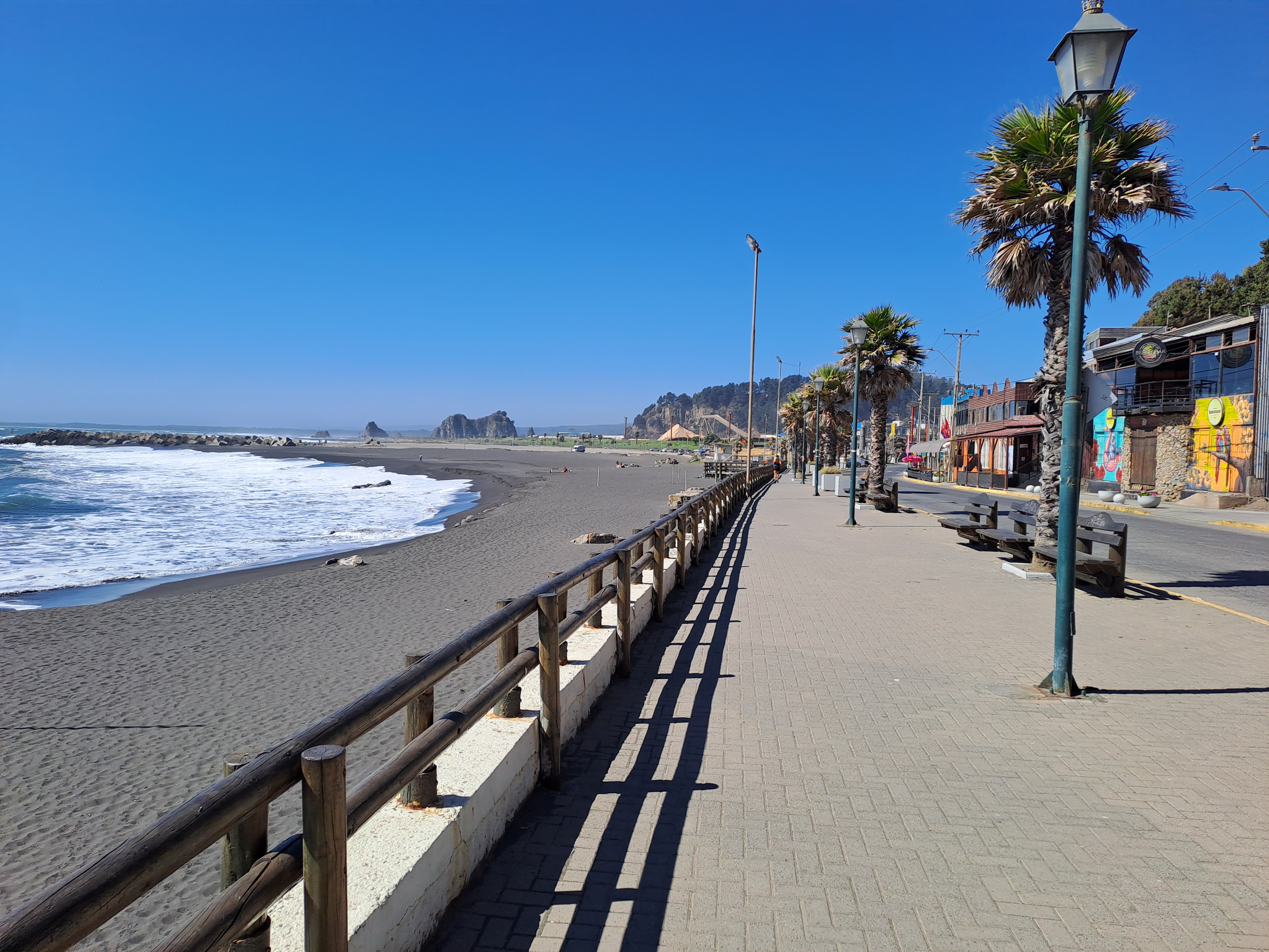 Fotografía del sendero plano, sin desniveles